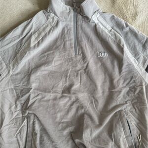 Kith Light Gray Half-Zip Jacket